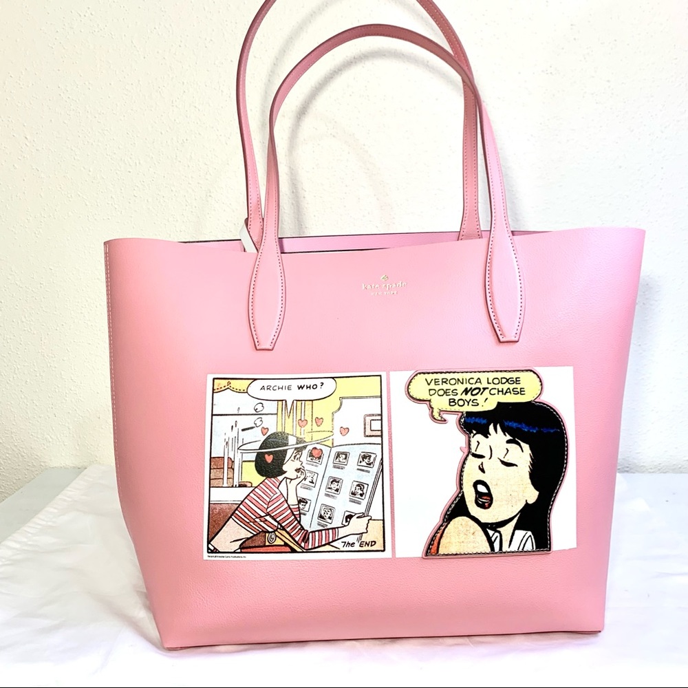 NWT Kate Spade x Archie lg reversible tote